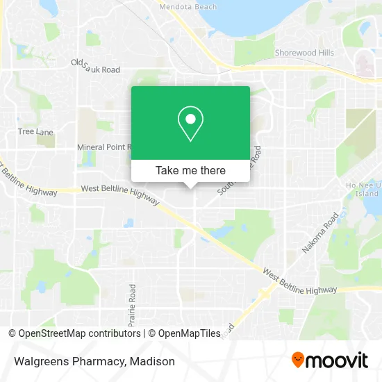 Walgreens Pharmacy map