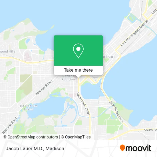 Jacob Lauer M.D. map