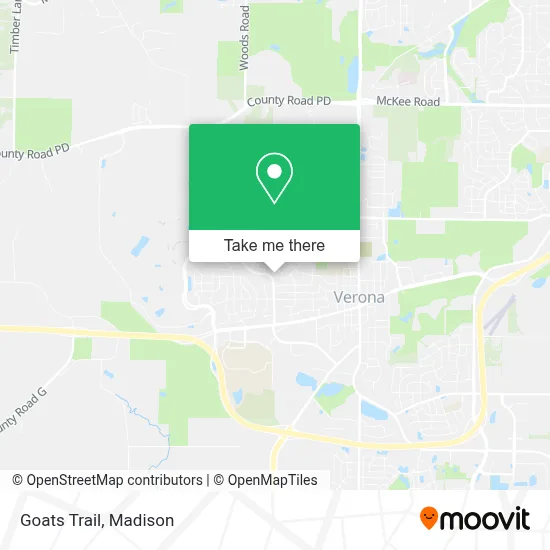 Goats Trail map