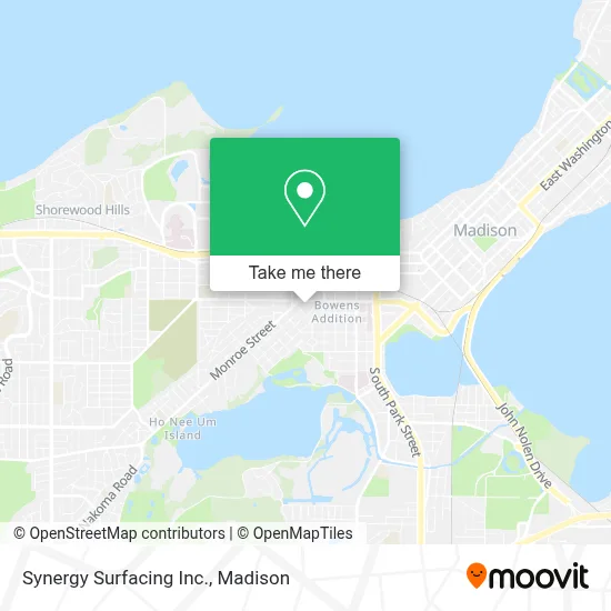 Synergy Surfacing Inc. map