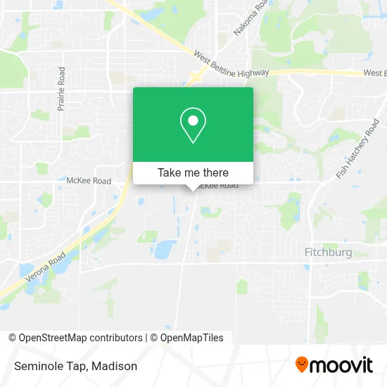 Seminole Tap map