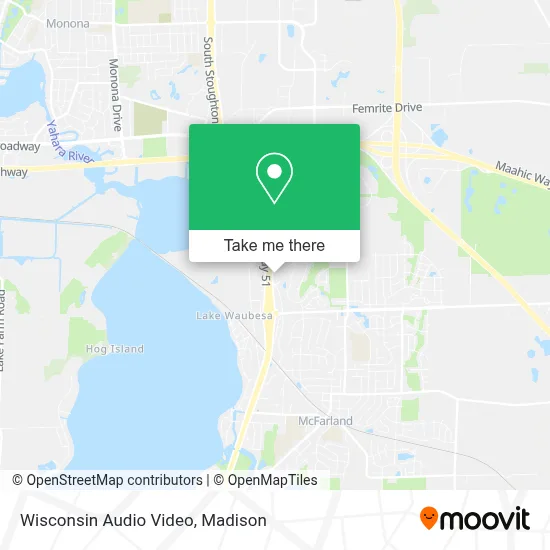 Wisconsin Audio Video map