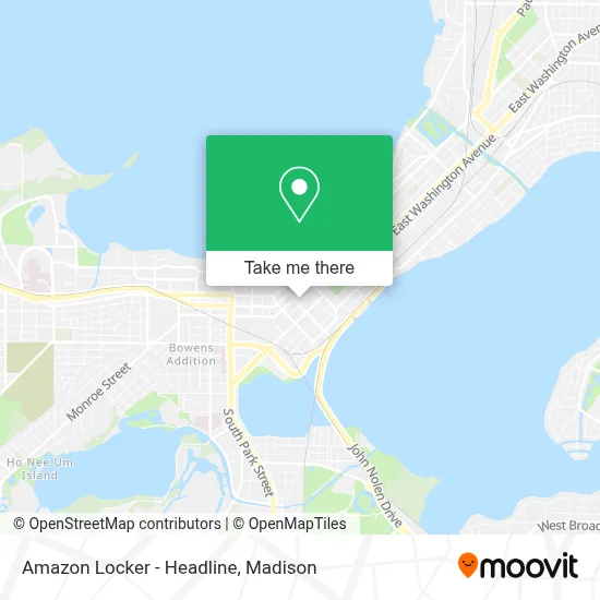 Amazon Locker - Headline map
