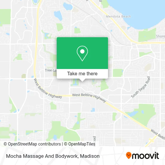 Mocha Massage And Bodywork map