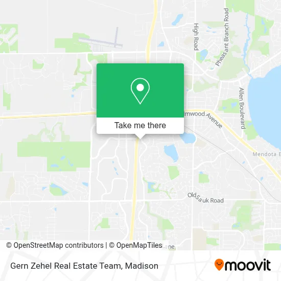 Gern Zehel Real Estate Team map