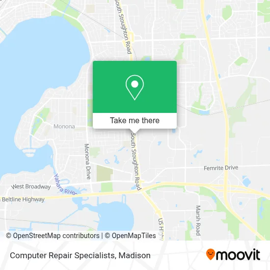 Computer Repair Specialists map