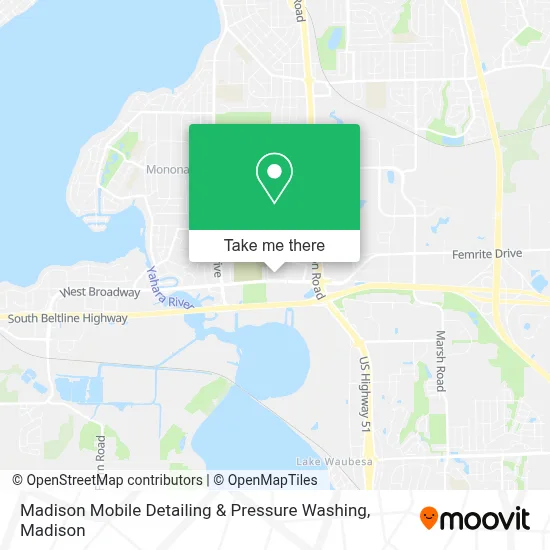 Madison Mobile Detailing & Pressure Washing map