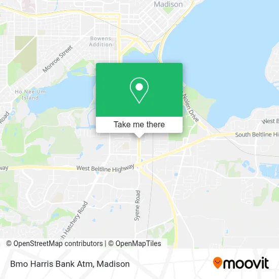 Bmo Harris Bank Atm map