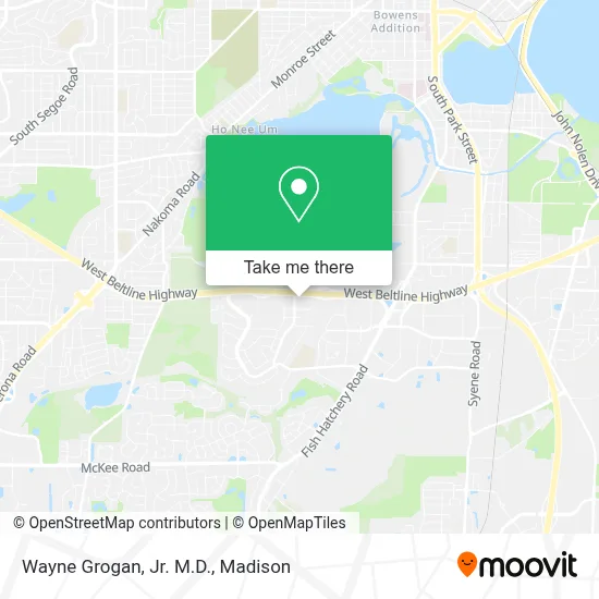 Wayne Grogan, Jr. M.D. map