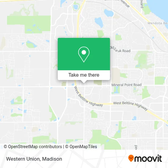 Western Union map