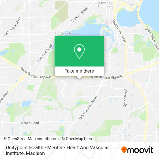 Unitypoint Health - Meriter - Heart And Vascular Institute map