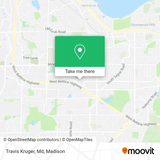 Travis Kruger, Md map