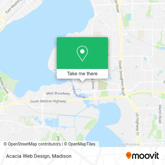 Acacia Web Design map