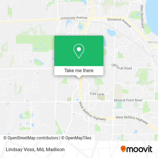 Lindsay Voss, Md map