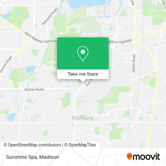Sunshine Spa map