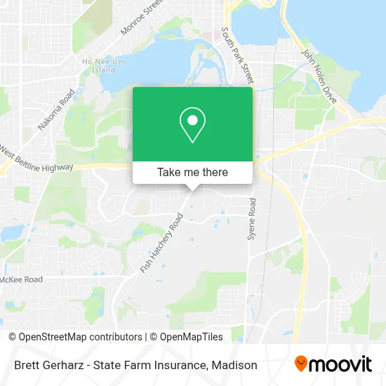 Brett Gerharz - State Farm Insurance map