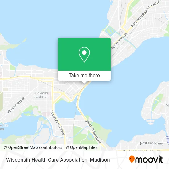 Wisconsin Health Care Association map