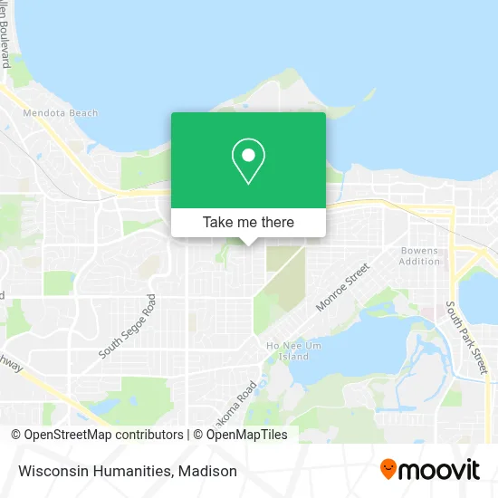 Wisconsin Humanities map