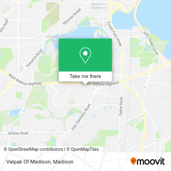 Valpak Of Madison map