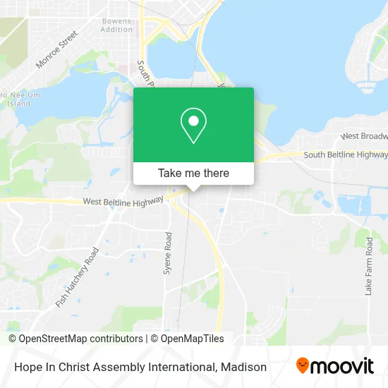 Hope In Christ Assembly International map