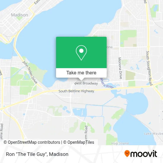 Ron "The Tile Guy" map