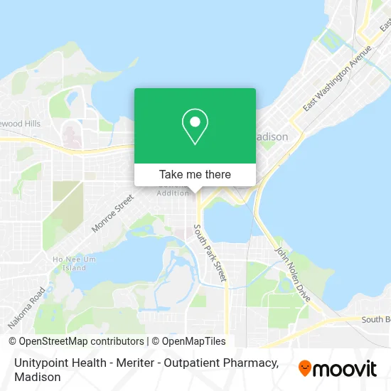 Unitypoint Health - Meriter - Outpatient Pharmacy map