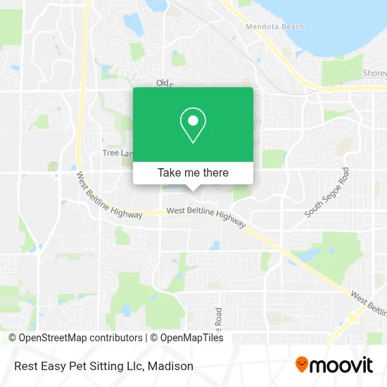 Rest Easy Pet Sitting Llc map