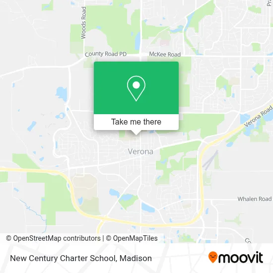 New Century Charter School map