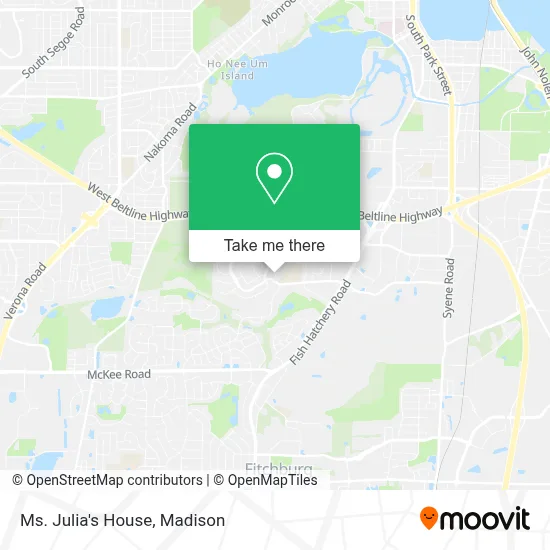 Ms. Julia's House map