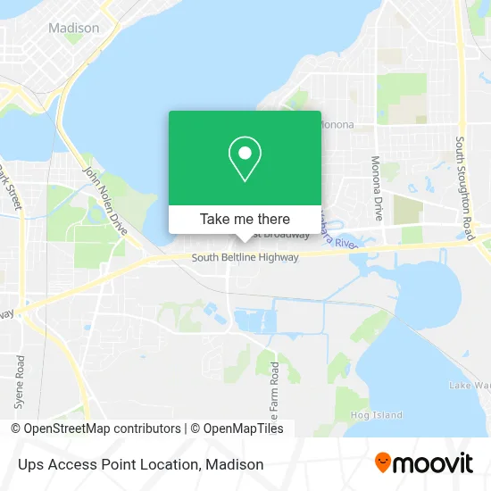 Ups Access Point Location map