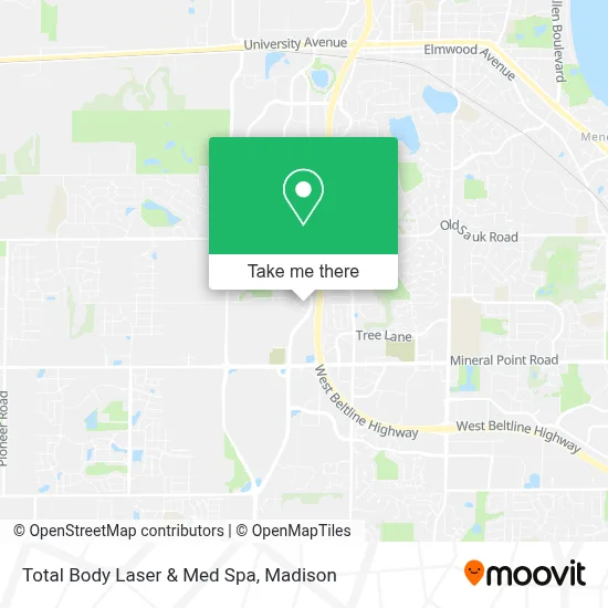 Total Body Laser & Med Spa map