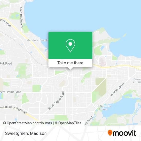 Sweetgreen map