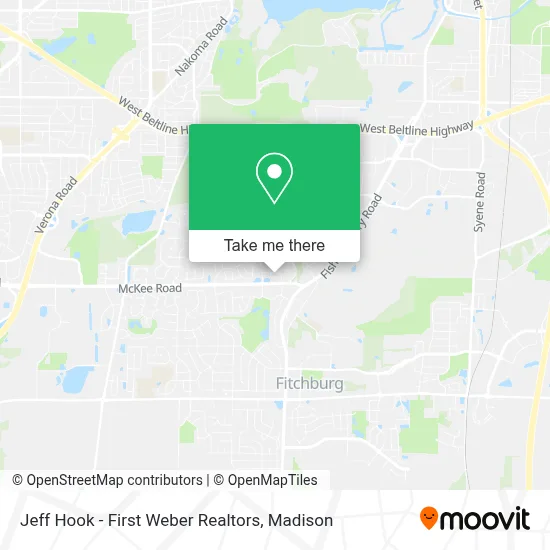 Jeff Hook - First Weber Realtors map
