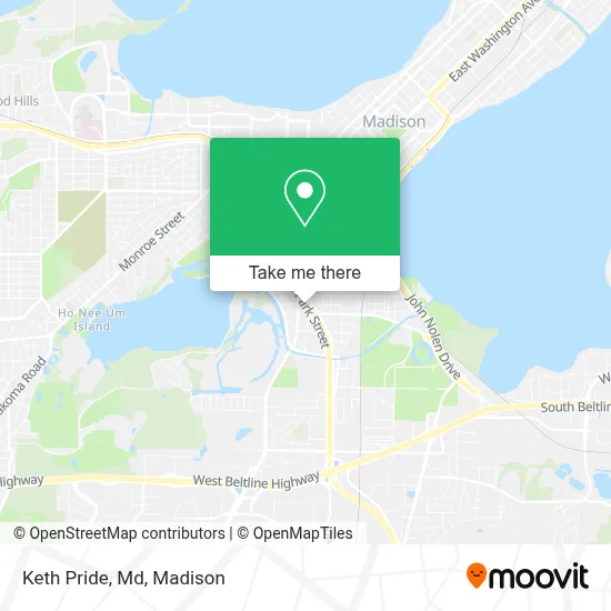 Keth Pride, Md map