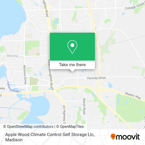Apple Wood Climate Control Self Storage Llc map