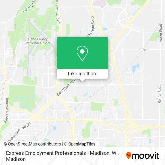 Express Employment Professionals - Madison, Wi map
