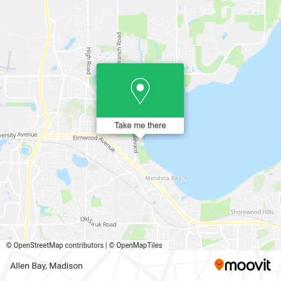 Allen Bay map