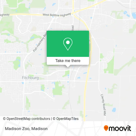 Madison Zoo map