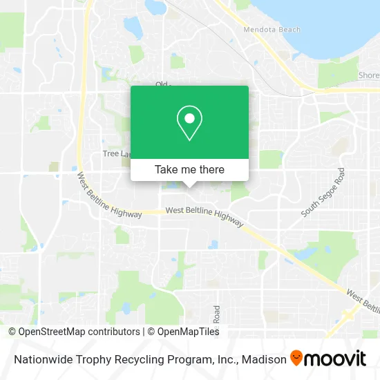 Nationwide Trophy Recycling Program, Inc. map