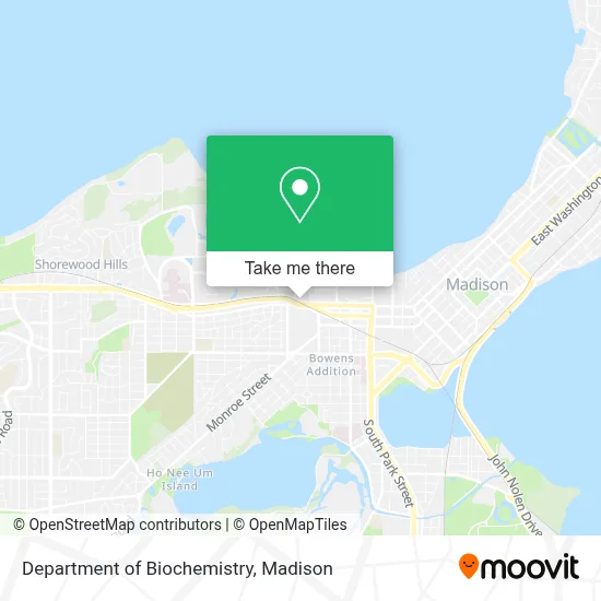 Department Of Biochemistry map