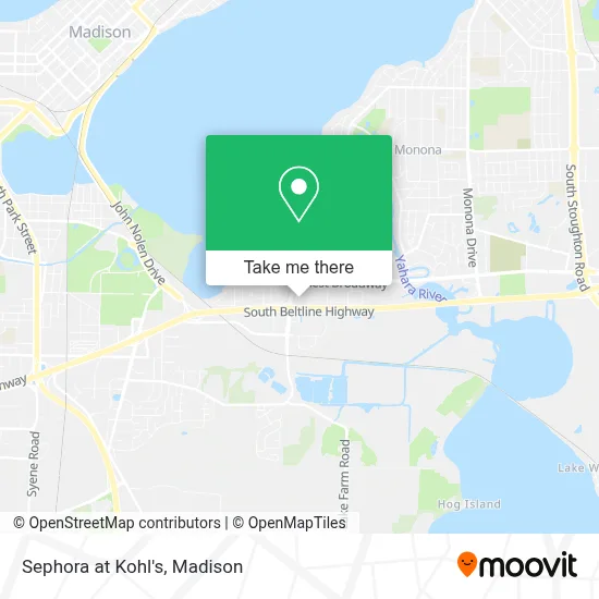 Sephora at Kohl's map