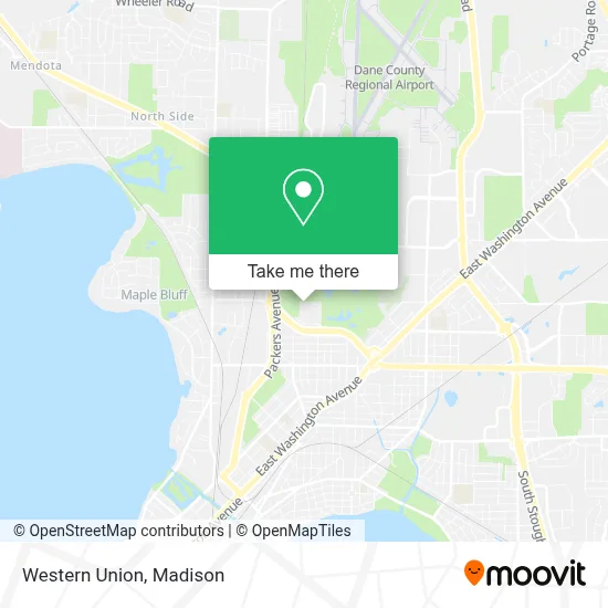 Western Union map