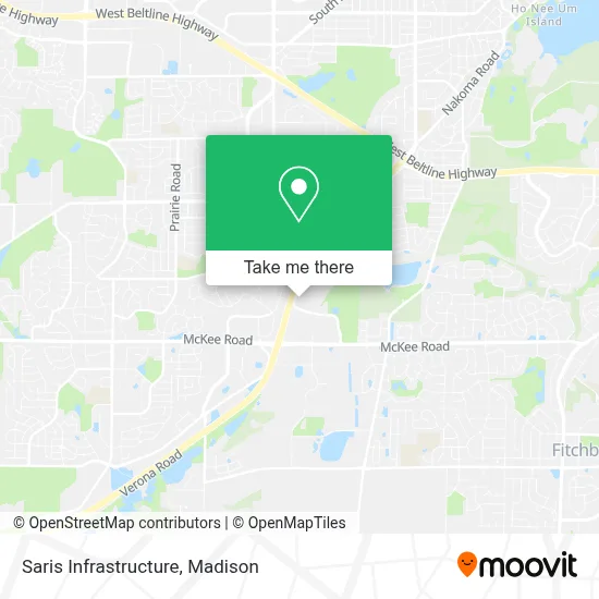 Saris Infrastructure map
