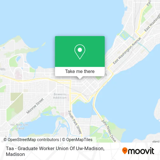 Taa - Graduate Worker Union Of Uw-Madison map