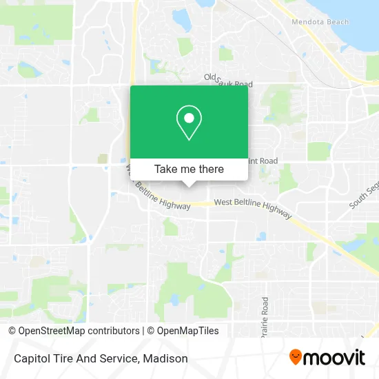 Capitol Tire And Service map
