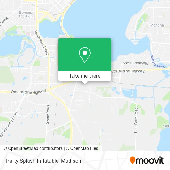 Mapa de Party Splash Inflatable