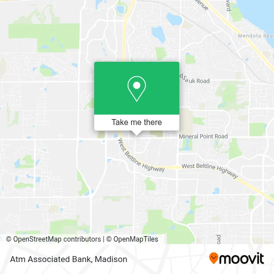 Atm Associated Bank map