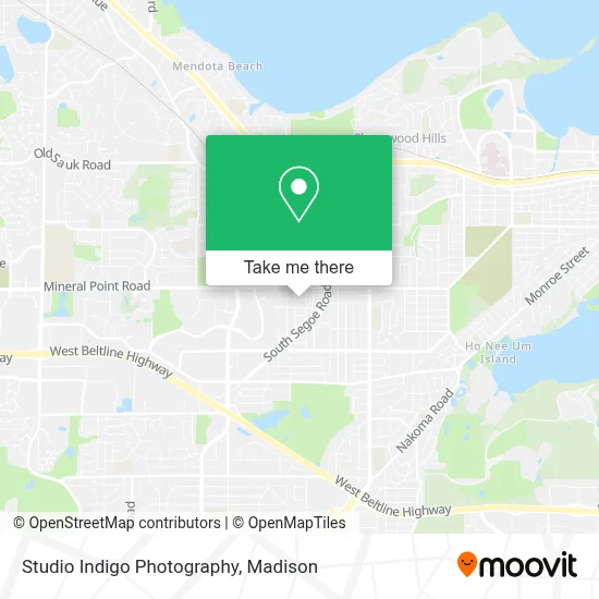 Studio Indigo Photography map