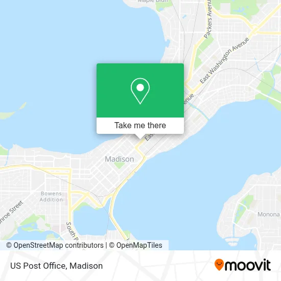 Us Post Office map