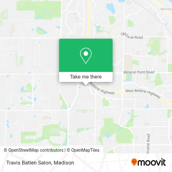Travis Batien Salon map